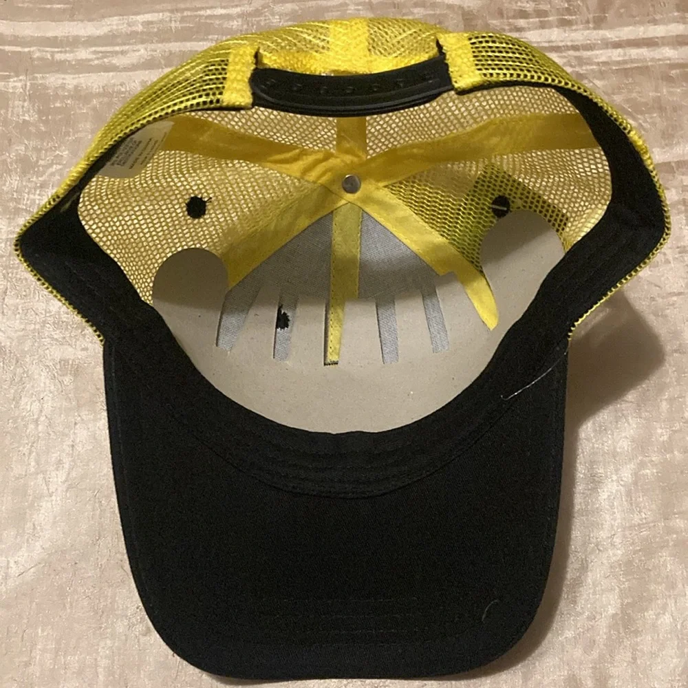 John Deere Black Yellow Hat